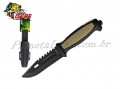 Faca Xingu Esportiva Cabo Borracha L�mina Preto XV-3402