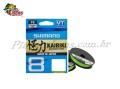 Linha Shimano Kairiki 8X Verde Multifilamento 0,23mm com 150 Metros