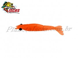 Isca Monster 3X Camar�o Ultrasoft Tam G Cor Orange (Emb.c/ 03 pe�as)