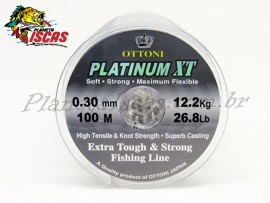 Linha Ottoni Platinum XT 0,30mm Carretel com 100 Mt
