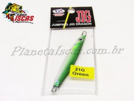 Isca Albatroz Jumping Jig Dragon 21g Cor Green
