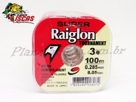 Linha Super Raiglon Branca Monofilamento 0,28 mm com 100 Metros
