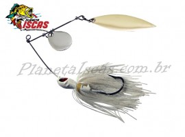 Isca Yara King Spinner 6/0 26g Cor 81 Branco Cintilante