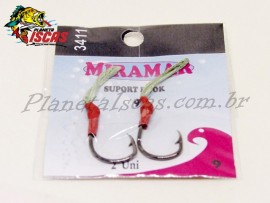 Suporte Hook Miramar Chinu 09 (Cartela com 02 pe�as)