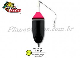 B�ia Cevadeira Bar�o Mega N647 21cm 80g Rosa Copo Preto