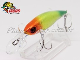 Isca Jackall Squad Shad 65SP - 6,5cm 7,2g Cor Orange Chart Green Pink