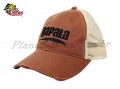 Bon� Rapala Bordado Marrom/Creme