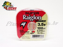 Linha Super Raiglon Branca Monofilamento 0,31 mm com 100 Metros