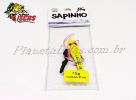 Isca Albatroz Jig Sapinho 15g Com Suporte Hook Cor Lemon/Pink
