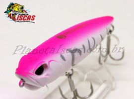 Isca Pesca Brasil Dali 100 - 10cm 14,5g Cor Rosa/Branco