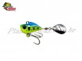 Isca Yara Little Spin Colher Redonda - 3cm 16g Cor 46 Azul e Verde
