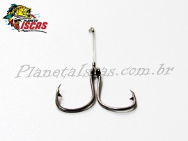 Anzol Encastoadores Tinu Encastoado Duplo 09 (Cartela com 10 Pe�as)