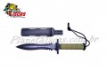 Faca Xingu Esportiva Cabo Borracha L�mina Preto XV-3403