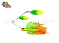 Isca Yara King Spinner 4/0 18g Cor 101 Verde Laranja