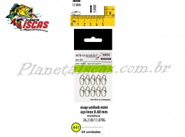 Snap Bar�o Mini 441 Refor�ado S/ Girador (Cartela com 10 Pe�as)