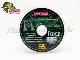 Linha Maruri MAX Multi 0,23 mm Verde com 100 Metros 