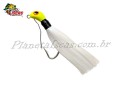 Isca Lori Jig Anti-enrosco 12G Cor Branco Cabe�a Amarela 