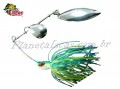 Isca Yara King Spinner 6/0 26g Cor 87 Azul e Amarelo