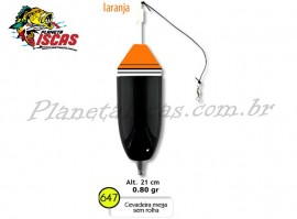 B�ia Cevadeira Bar�o Mega N647 21cm 80g Laranja Copo Preto