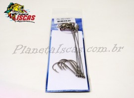Anzol Encastoadores 4330 3/0 Encastoado com 05 Pe�as 