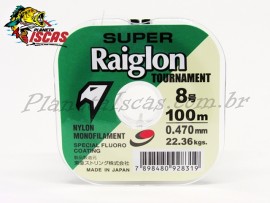 Linha Super Raiglon Verde Monofilamento 0,47 mm com 100 Metros