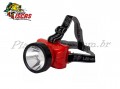Lanterna Albatroz de Cabe�a 722A 1 Led Recarreg�vel
