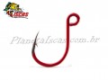 Anzol Maruri Kaiju InLine Red Tam. 1/0 (Cartela c/ 10 Pe�as)