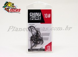Anzol Albatroz Chinu Sure Black Tam: 10 com 13 Unidades