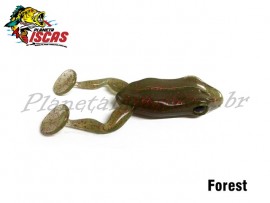 Isca Monster 3X Paddle Frog 9,5cm Cor Forest (Embalagem c/ 02 Pe�as)