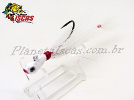 Isca Pro-Tsuri Cichla Jig Bucktail 4/0 15g C/ Extens�o Cor 0034 Branco
